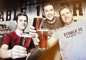 Stable 12 Brewing Co (from L to R: Tyler Fontaine, Richard Wolf, Chris Carbutt)