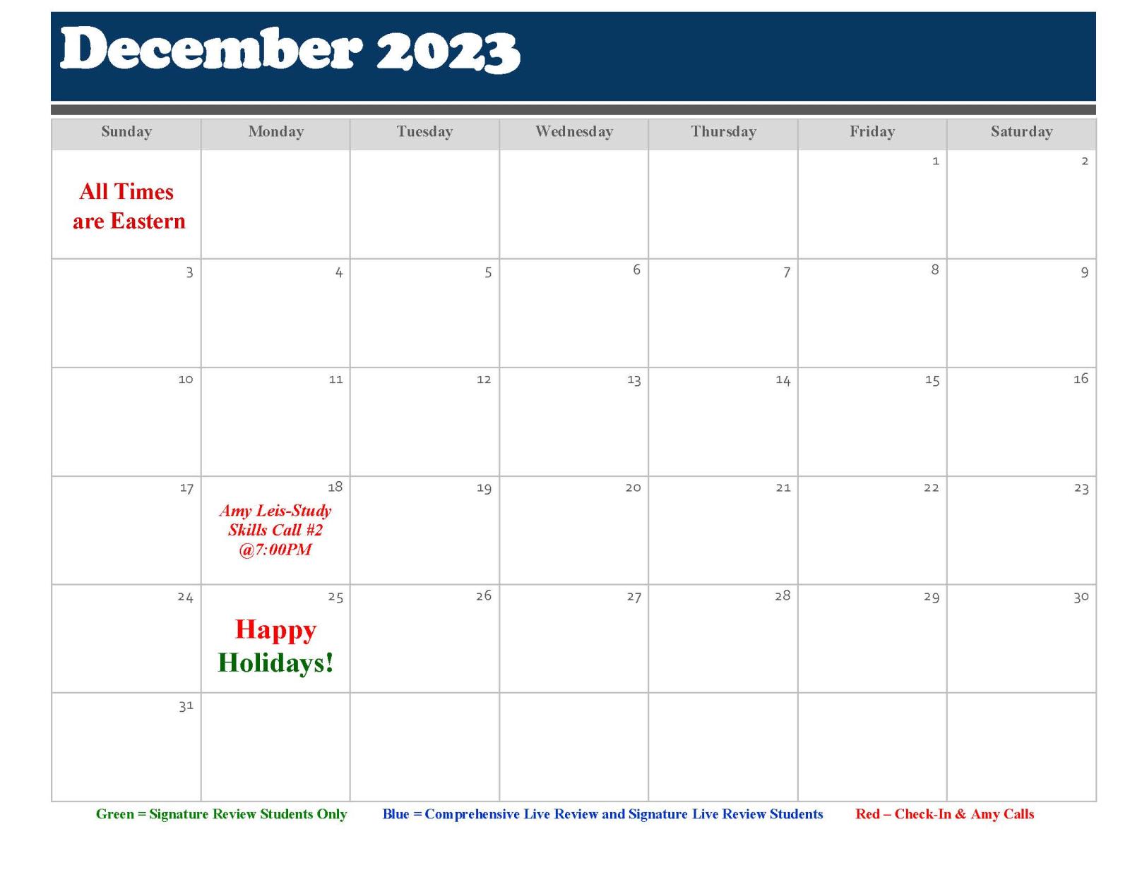 Important Dates March 2024 Exam Prep Brett Danko CFP Education