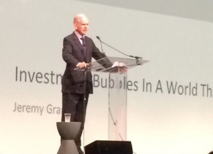 GMO chief investment strategist Jeremy Grantham speaking at the 2015 Morningstar Investment Conference.